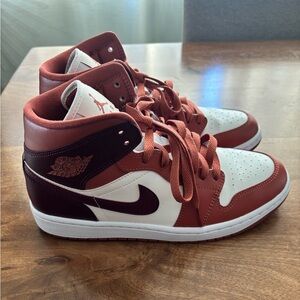 Nike Air Jordan Retro High in Red and White